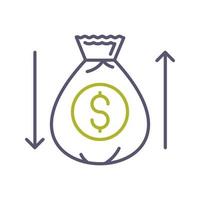 Money Bag Vector Icon