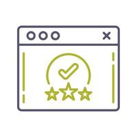 Rating Vector Icon