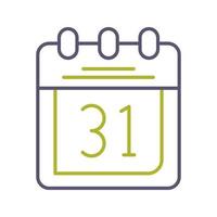 icono de vector de calendario