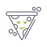 icono de vector de pizza