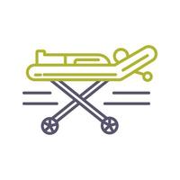 Stretcher Vector Icon