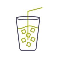 Cold Drink Vector Icon