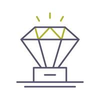 Diamond Vector Icon