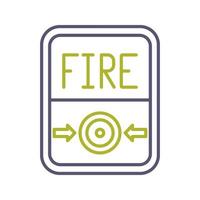 Fire Button Vector Icon