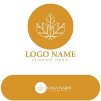 tobacco leaf logo,tobacco field and tobacco cigarette logo template design vector