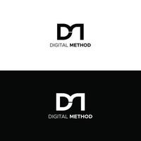 logotipo de letra vectorial dm, imágenes, fotografías, icono, material vectorial, forma, elementos, diseños, fotos de stock, plantillas vector