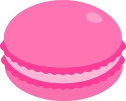 macaron postre icono elemento ilustración estilo plano vector