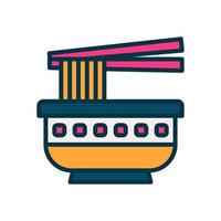 noodles icon for your website, mobile, presentation, and logo design. vector
