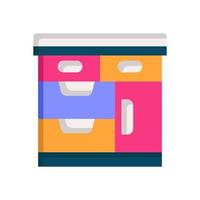 cabinet icon for your website, mobile, presentation, and logo design. vector