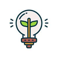 green energy icon for your website, mobile, presentation, and logo design. vector