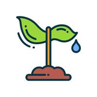 sprout icon for your website, mobile, presentation, and logo design. vector