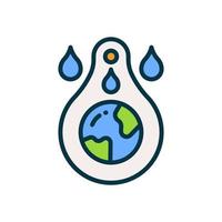 save water icon for your website, mobile, presentation, and logo design. vector