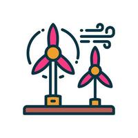 turbine icon for your website, mobile, presentation, and logo design. vector