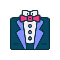 tuxedo icon for your website, mobile, presentation, and logo design. vector