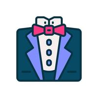 tuxedo icon for your website, mobile, presentation, and logo design. vector