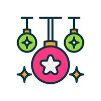 decoration ball icon for your website, mobile, presentation, and logo design. vector