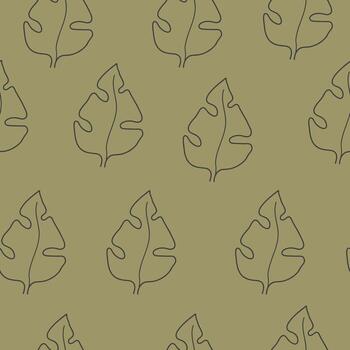 Seamless pattern with abstract decor elements. flat simple vector