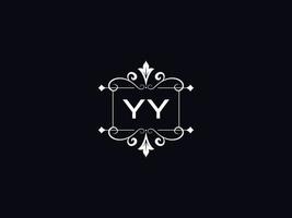 Logotype Yy Luxury Logo, Abstract YY Logo Letter Design vector