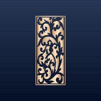 CNC Decorative Laser Cut Panels Template 10735545 Vector Art at