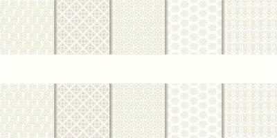 Delicate seamless striped patterns. Fabric pink textures.Tile able swatches. collection pattern idea vector
