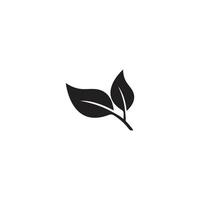 leaf icon logo vector