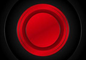 dynamic abstract background with red circles vector