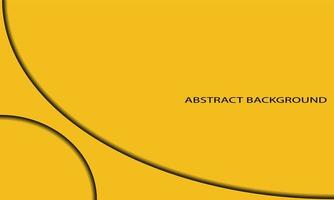 bright yellow background with abstract lines vector