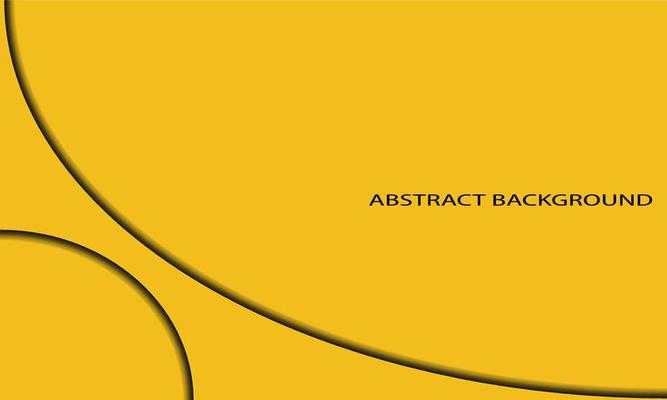 bright yellow background with abstract lines