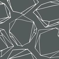 Abstract geometrical shapes, hexagons and lines vector