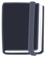 cuaderno o diario con vector de cubierta de cuero