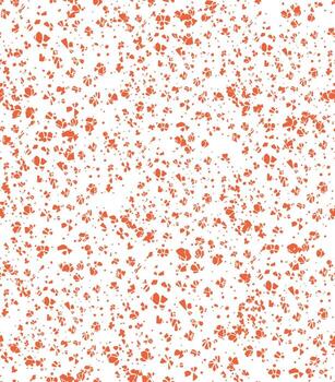Abstract seamless pattern with red dotted shapes vector