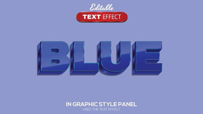 3D editable text effect cyberpunk theme