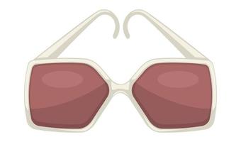 Stylish sunglasses for women, glamour eyewear trendy accessories vector