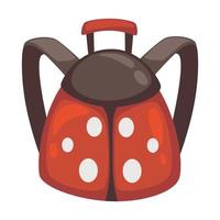 mochila infantil para niños y alumnos, linda mochila vector