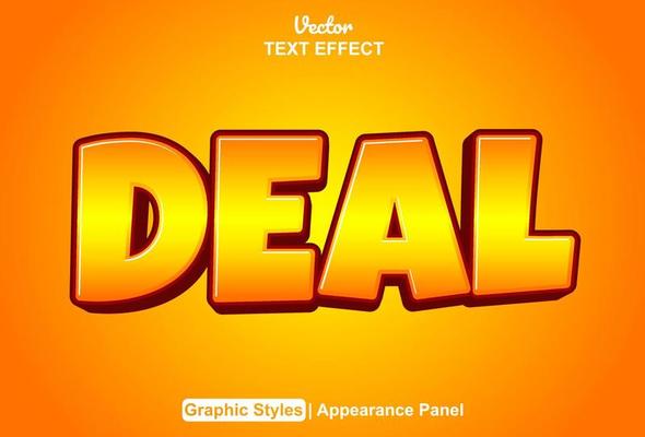 text effect deal with graphic style and editable.