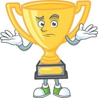 Gold Trophy Vector