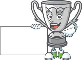 Silver Trophy Vector