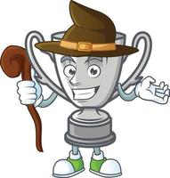 Silver Trophy Vector