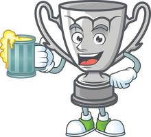 Silver Trophy Vector