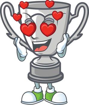 vector de trofeo de plata