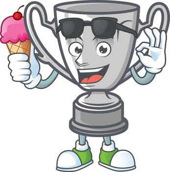 Silver Trophy Vector