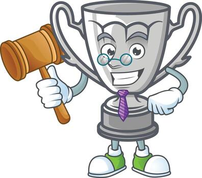 vector de trofeo de plata