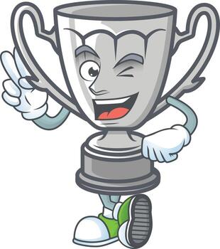 Silver Trophy Vector