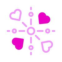 decoration icon duotone pink style valentine illustration vector element and symbol perfect.