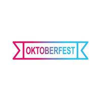 Oktoberfest Banner Vector Icon