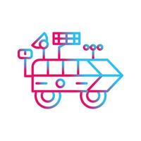 Moon Rover Vector Icon