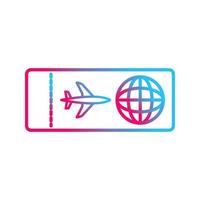 Plane Tickets Vector Icon