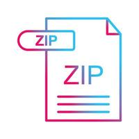 ZIP Vector Icon