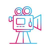 Movie camera Vector Icon