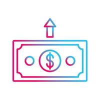 Money Up Vector Icon